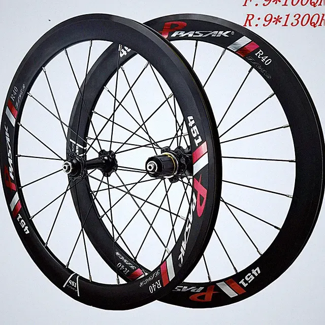 20icnh Bicycle Wheelset V Brake 7-12 Speed 40mm Depth Folding Bike Wheel