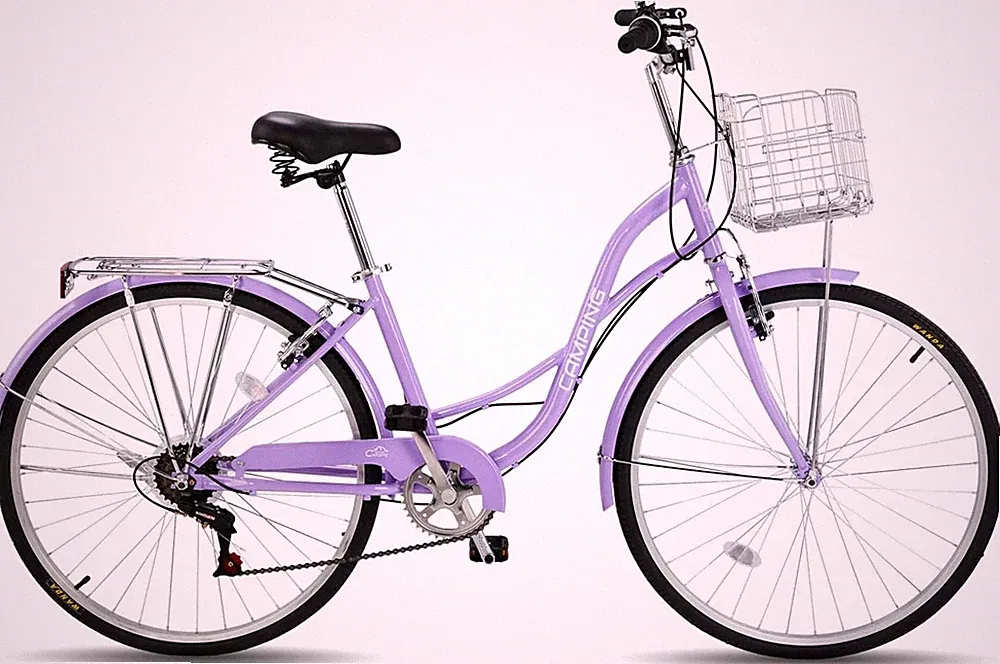 26-inch Ladies Bike Women's Comfort Bicycle 7-Speed Bikes City Commuter