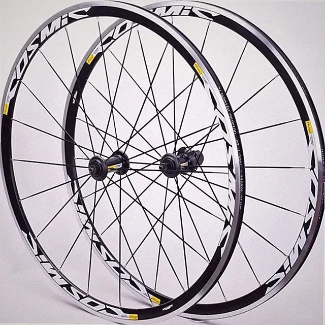 700C V Brake Road Bicycle Wheelset Height 30mm Width 18.5mm Clincher Rim