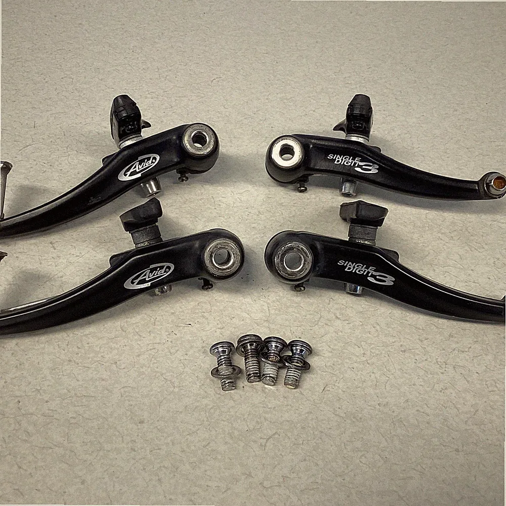 Avid Single Digit 3 Bike/Bicycle V Brakes Brake Set W/Bolts 90’s MTB