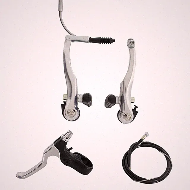 Bike Bicycle Alloy Complete FRONT V-Brake Set 110mm Silver