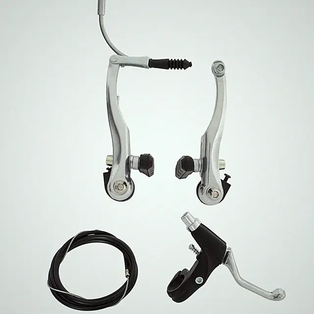 Bike Bicycle Alloy Complete REAR V-Brake Set 110mm Silver