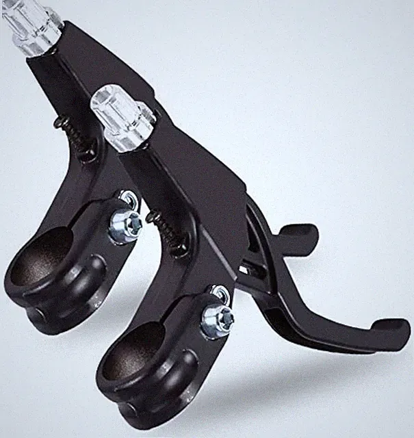 Bike Brake Lever, V Brake Handle, Aluminium Alloy, Fits Most Bicycles, Black