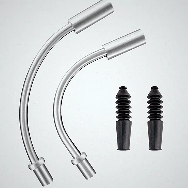 Bike V Brake Noodle Cable Guide Pipe, Bicycle Brake Pipe with Rubber Boots fo...