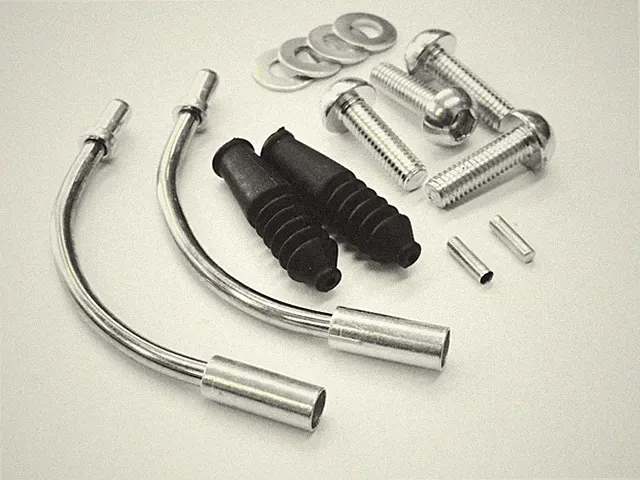 Brake Noodle Set with Boot & Screws Fits most V-Brakes, Bicycle Bikes