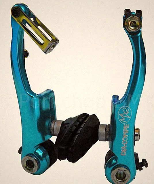 Dia-Compe MX2 bicycle BMX V-brake caliper - BRIGHT DIP BLUE