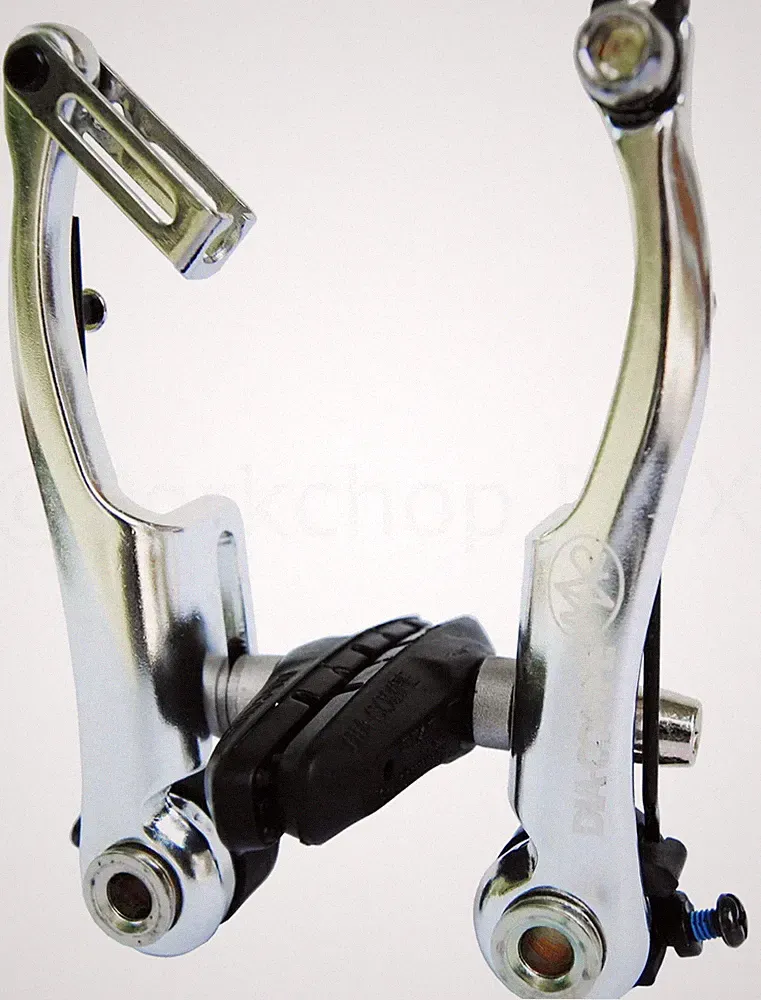 Dia-Compe MX2 bicycle BMX V-brake caliper - SILVER ANODIZED