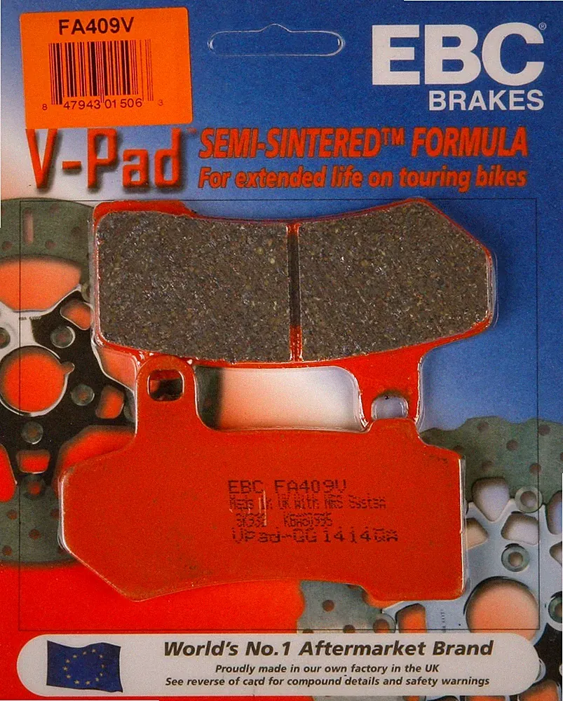EBC FA409V Touring Bike Semi-Sintered V Brake Pads