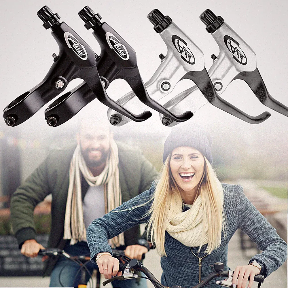 FR-5 BLACK Brake Levers Set V-Brake Disc Mountain Hybrid Bicycle Bike Pair
