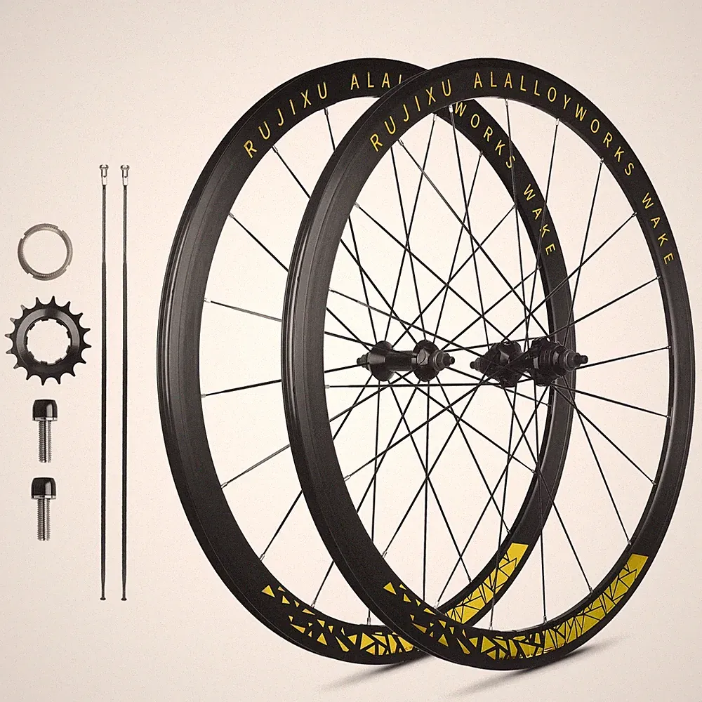 Lightweight 700C Fixed Gear Bicycle Wheelset Clincher V Brake Road Bike Wheels
