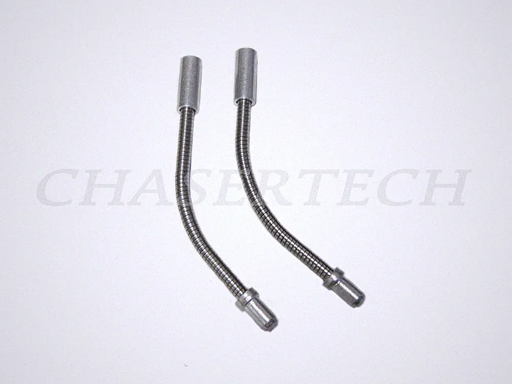 MTB BMX Bicycle Bike Stainless Steel Flexible V-brake Cable Noodle Silver 1 Pair