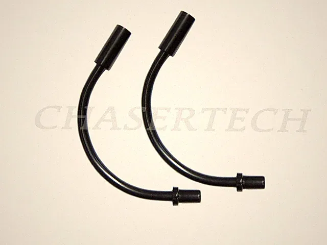 MTB Road BMX Bike V-Brake Stainless Cable Noodle Guide 135 Degree Black 2 Pieces