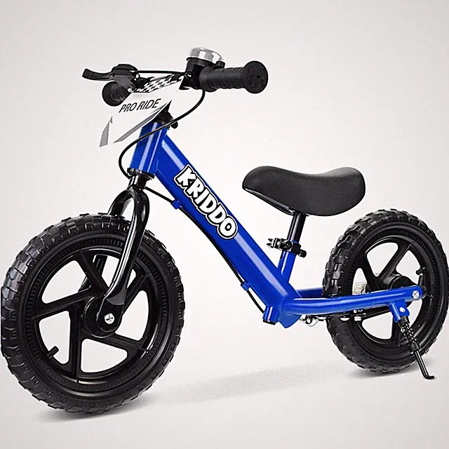 Pro Toddler Balance Bike 2+ Year Old with Hand Brake and Kickstand, 12 Inch Push