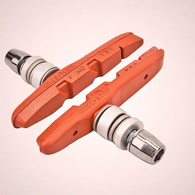 SALMON KOOL-STOP THINLINE THREADED ALL WEATHER V BRAKE PADS MOUNTAIN MTB BICYCLE